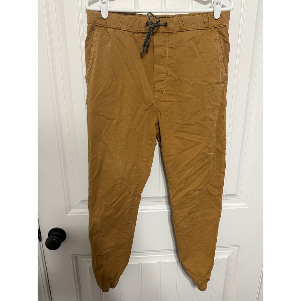 American Eagle Joggers Mens Medium Extreme Flex Tapered Brown Pants EUC